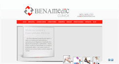 Desktop Screenshot of clinicabenamedic.com